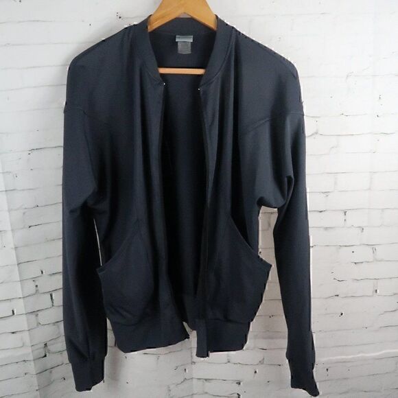 CHAMPION DARK GREY LONG SLEEVE PERFORMANCE JACKET WOMENS SIZE SMALL - Picture 1 of 9